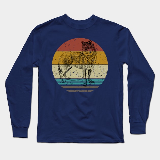 Wolf Long Sleeve T-Shirt by Fashion planet